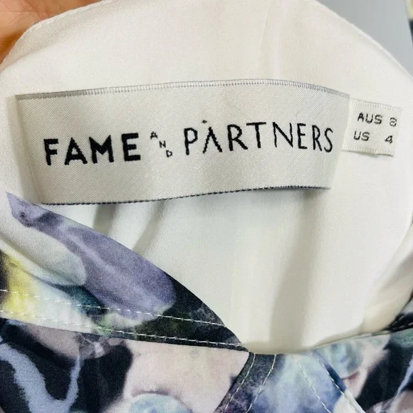 Fame and Partners The Catherine Tiered Floral Bustier Gown Evening Maxi Dress 4 - Picture 7 of 16